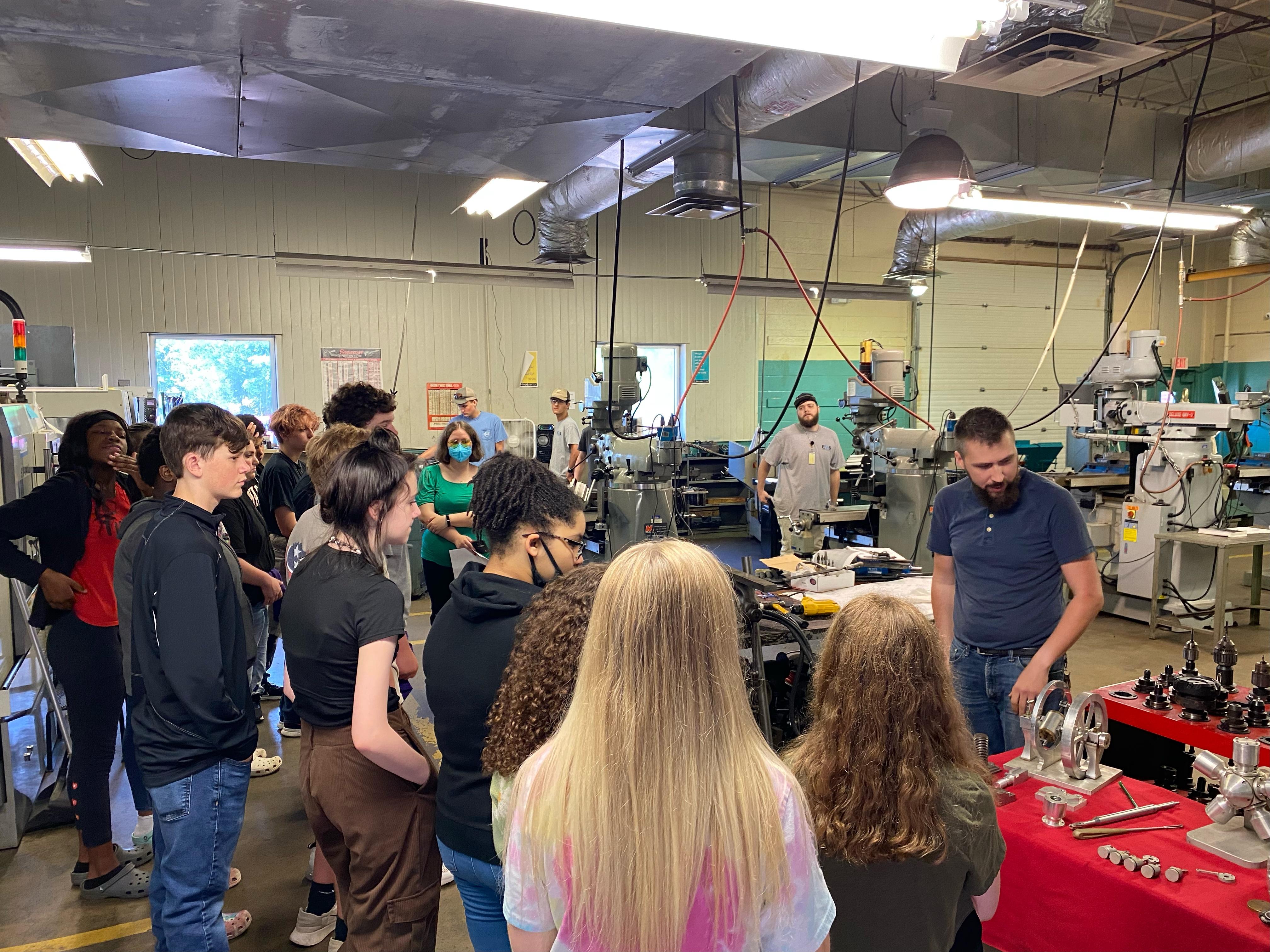 8th grade learners toured TCAT today! Learners enjoyed receiving information about programs such as digital agronomy, nursing, welding, and more!