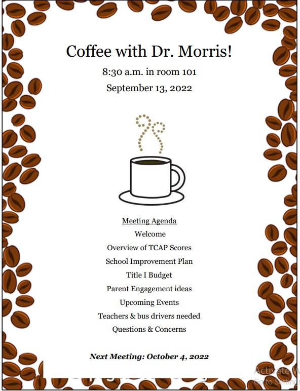 coffee with dr. morris